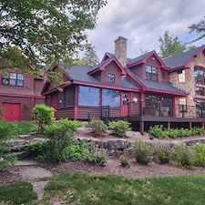 Lake House Exterior Painting Lake Region Laconia, NH 0